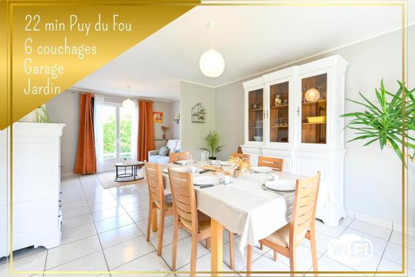 A la foto es mostra l'objecte Le Cocon Perché - Ambiance Pastel et Jardin Arboré situat a la ciutat de Cholet.