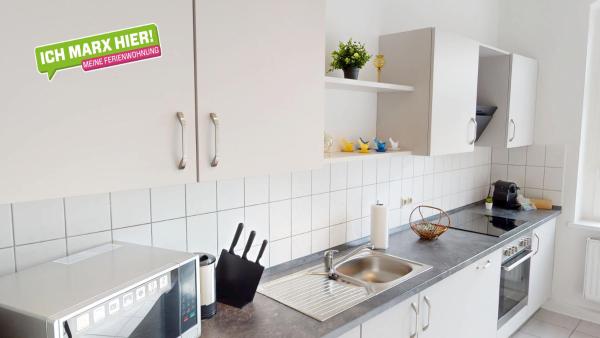 Na fotografii je vidět objekt Ferienwohnung nahe Industriemuseum, WLAN nacházející se ve městě Chemnitz (Saská Kamenice).