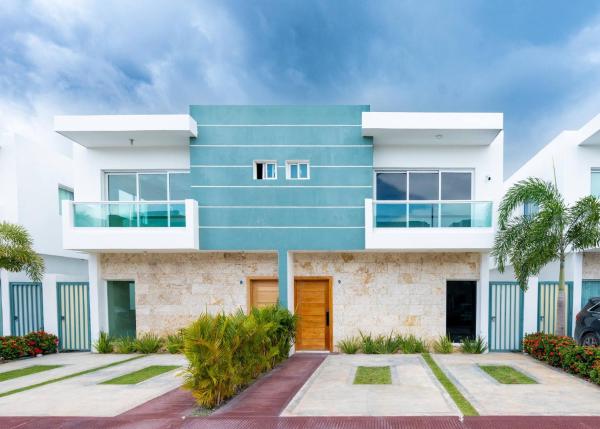 Op de foto is het object Villa 3BR, pool, near downtown and airport te zien, gelegen in de stad Punta Cana.