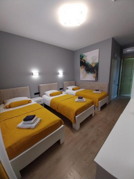 The photo shows the Hotel Korona located in the city of Pavlohrad.