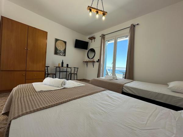 La photo montre l'objet Ostria Sea View Suite situé dans la ville de Kefalos.
