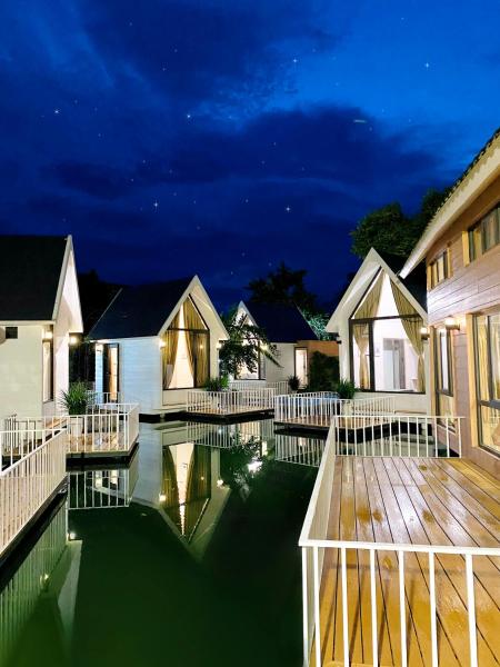 Na fotografii je vidět objekt Be's House Mộc Châu nacházející se ve městě Làng Môn.