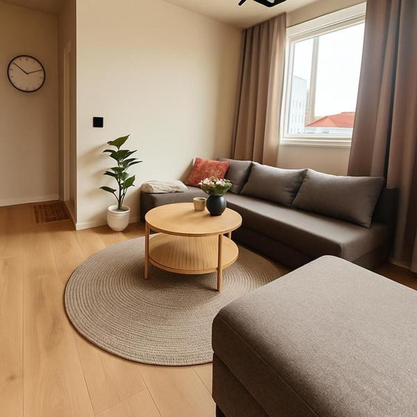 Na zdjęciu widoczny jest obiekt Modern apartment in the middle of the city center położony w mieście Bjørkheim.