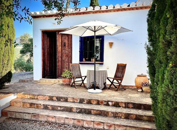 På bildet vises objektet Romantisches Apartment, Finca nahe Malaga som ligger i byen Alfarnatejo.