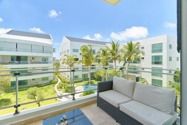 En la foto se muestra el objeto Cap Cana apartment pool and beach access ubicado en la ciudad de Suero.