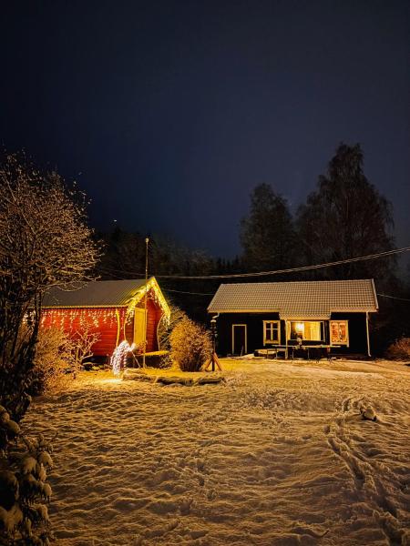 Nella foto è visibile l'oggetto 1850 Old Farmhouse Retreat with jacuzzi and sauna situato nella città di Eidsvoll.