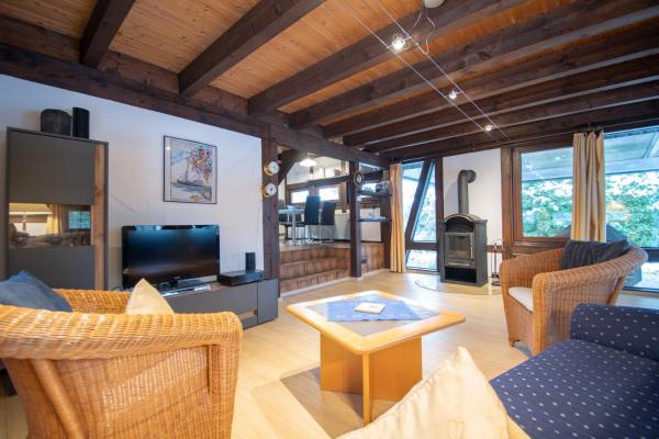A la foto es mostra l'objecte Ferienhaus Küstenkind situat a la ciutat de Hoddersdeich.