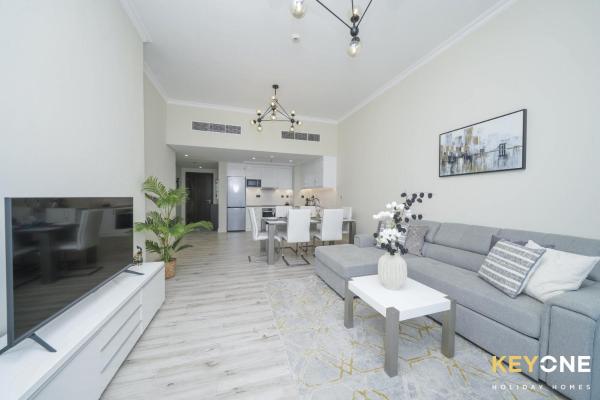 Na fotografii je vidět objekt Chic Marina View Living in a Two Bedroom nacházející se ve městě Dubaj.