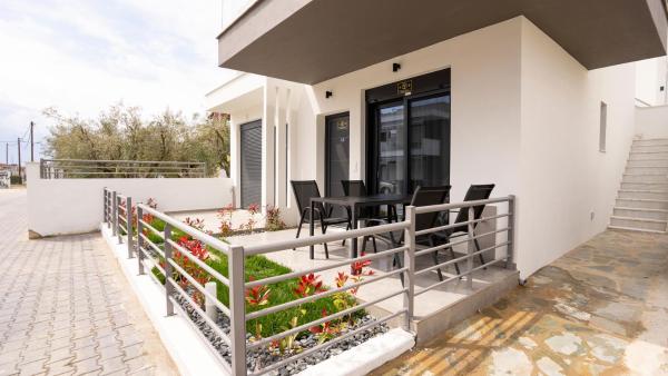 En la foto se muestra el objeto Danai D Apartment Ofrynio Beach ubicado en la ciudad de Ofrinion.
