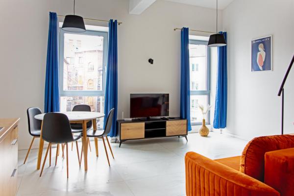 Na zdjęciu widoczny jest obiekt Fabryka Loft 3A # Nestapartamenty położony w mieście Bielsko-Biała.