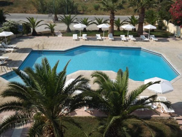 A la foto es mostra l'objecte Leonidas Hotel & Studios situat a la ciutat de Ciutat de Kos.