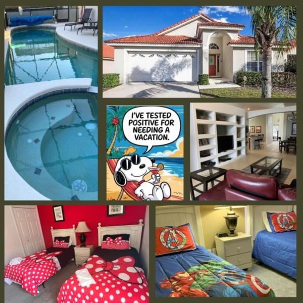 På billedet ses objektet Sunsational Solana Retreat withGame Rm, Pool & Spa home beliggende i byen Davenport.