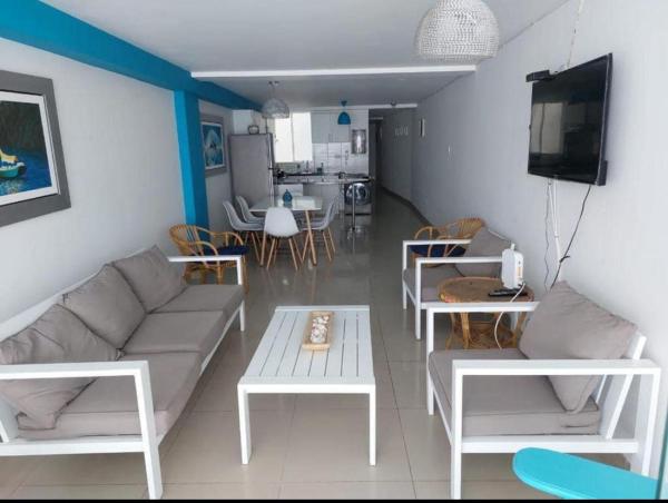 A la foto es mostra l'objecte Beautiful apartment with an ocean view situat a la ciutat de San Bartolo.