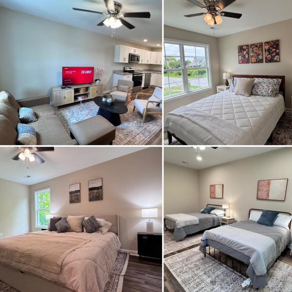 Στη φωτογραφία φαίνεται το αντικείμενο Downtown Liberty New Modern Cozy 4 Bed Townhome που βρίσκεται στην πόλη Siler City.