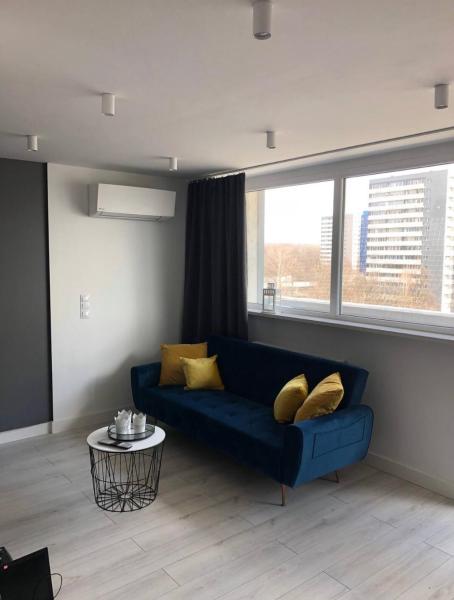 A la foto es mostra l'objecte BLUE Apartament Park Śląski situat a la ciutat de Katowice.