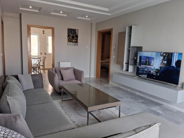 En la foto se muestra el objeto Luxurious apartment Jardin Carthage - 2 bedrooms ubicado en la ciudad de Sidi Daoud.