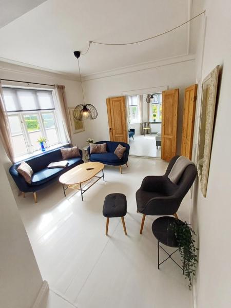 På bildet vises objektet Lux Bourgeois Apartment with free parking som ligger i byen Ålborg.