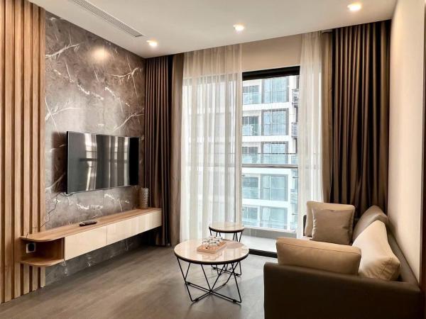 Na foto é possível ver o objeto Căn hộ 1 ngủ sang trọng-hiện đại-tiện nghi-Netflix and chill localizado na cidade de Phú Thú.