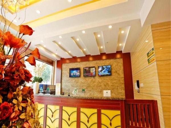 På billedet ses objektet GreenTree Inn Zhenjiang Center Street No.1 Peoples Hospital Express Hotel beliggende i byen Zhenjiang.