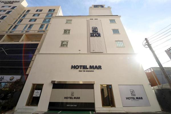 Na fotografii je vidět objekt HotelMar UlsanSamsan nacházející se ve městě Ulsan.