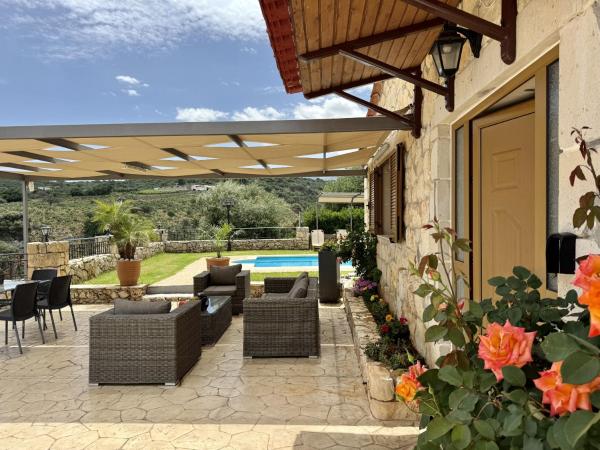 På billedet ses objektet Villa Vangelis Stylos Crete beliggende i byen Samonás.