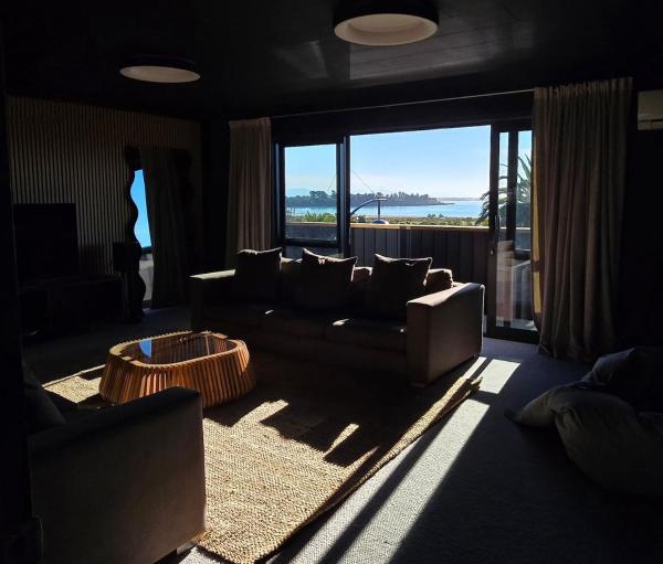 A la foto es mostra l'objecte The Bay Hill Apartment situat a la ciutat de Timaru.