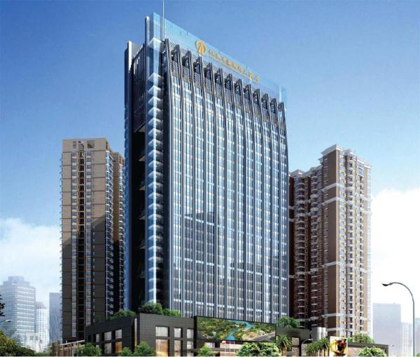 A la foto es mostra l'objecte YM Gold Olives Harmony International Hotel situat a la ciutat de Shenzhen.