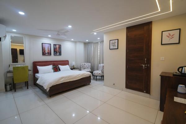 Na fotografii je vidět objekt Gauraiya Homestay 2 Floor Suite nacházející se ve městě Jāmb.