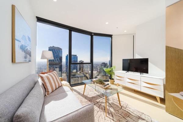 New 1Br1Ba 69th Floor Views Southern Cross, Melbourne