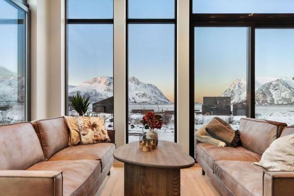 A la foto es mostra l'objecte Nordic Lodge Retreat in Lofoten situat a la ciutat de Storøya.