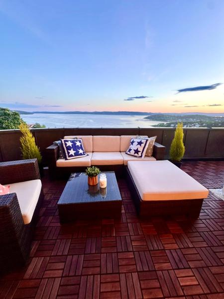A la foto es mostra l'objecte Exclusive Oslo Fjord Apartment situat a la ciutat de Oslo.