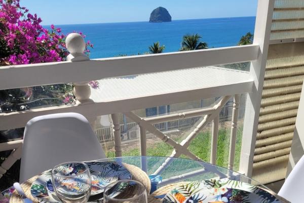 Ti Madinina- 2 pièces - Vue mer avec piscine, Le Diamant