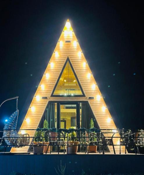 The photo shows the Wood Side located in the city of Tkibulges.