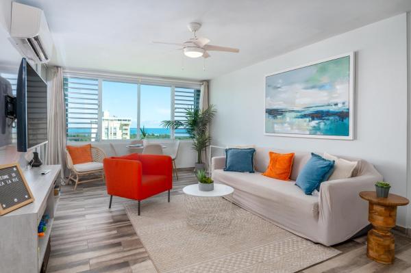 Na fotografii je vidět objekt Sea La Vie Beachfront Condo With Dreaming View nacházející se ve městě Luquillo.