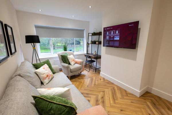 På billedet ses objektet Modern 2 bed Apt Coleshill,NEC,BHX,Genting Arena beliggende i byen Shustoke.