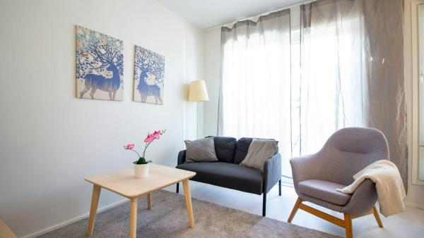 Na zdjęciu widoczny jest obiekt Convenient Apartment for 4 with Sauna położony w mieście Espoo.
