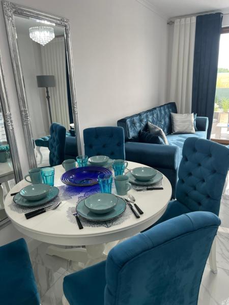 På billedet ses objektet Apartament Cyprian De LUX z ogrodem beliggende i byen Malbork.