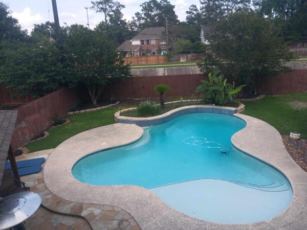 A la foto es mostra l'objecte Luxurious Tomball Getaway situat a la ciutat de Tomball.