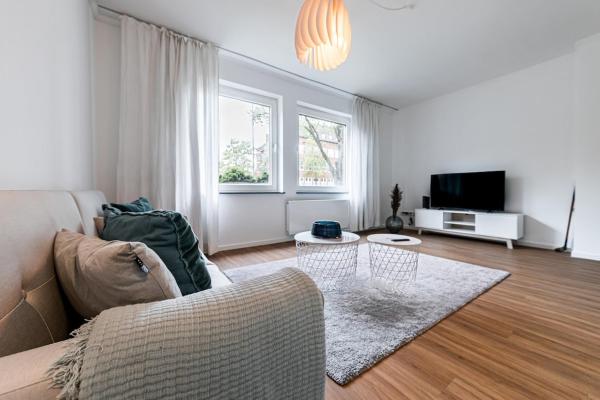 A la foto es mostra l'objecte Stilvolle & Helle Wohnung situat a la ciutat de Münster.