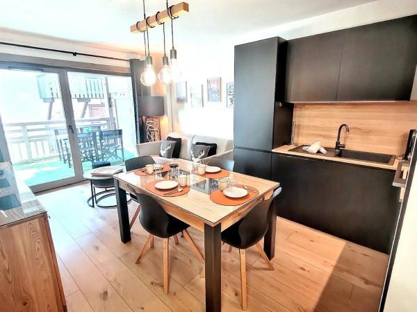 A la foto es mostra l'objecte Appartement moderne aux Gets, 4 pers, centre, wifi, parking - FR-1-598-64 situat a la ciutat de Les Gets.