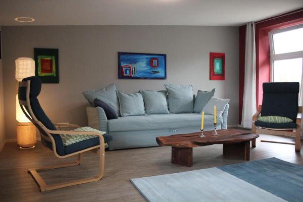 A la foto es mostra l'objecte Ferienhaus Waldrand In Ascheffel situat a la ciutat de Osterby.