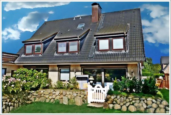 A la foto es mostra l'objecte Appartement In Westerland Mit Großem Garten situat a la ciutat de Süderende.