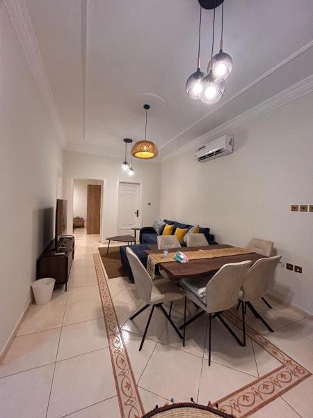 A la foto es mostra l'objecte Cozy apartment 3BR situat a la ciutat de Jiddah.