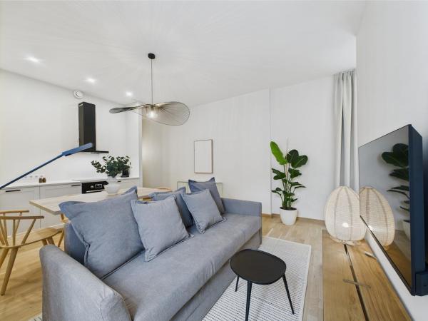 A la foto es mostra l'objecte Central 2BR Apartment - 10min to Old Town situat a la ciutat de Riga.