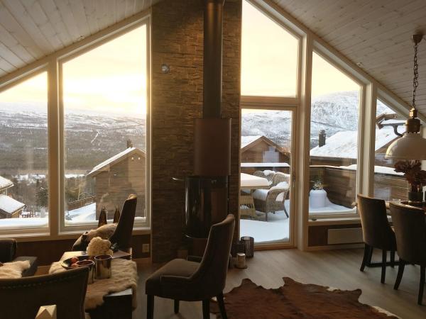 A la foto es mostra l'objecte Ski-in ski-out high standard cabin, 3 bedroom situat a la ciutat de Oppdal.