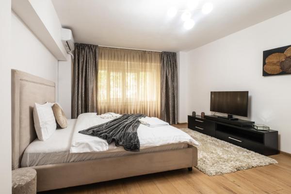 A la foto es mostra l'objecte Modern & Cozy Studio - Near Herastrau Park situat a la ciutat de Bucarest.