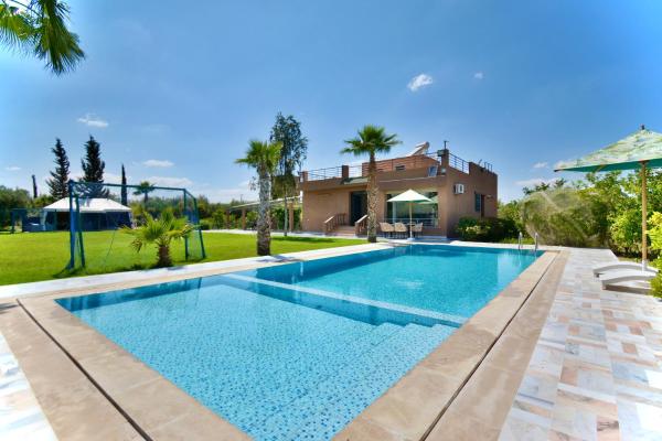 På billedet ses objektet Ferme de vacances avec une grande villa à Marrakech beliggende i byen Marrakech.