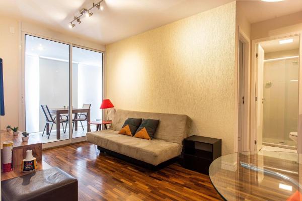 BHaus Bela Vista Bela Cintra - Apartamento 50m2 com Varanda e Linda Vista 17o andar - Cama Queen - Próximo ao Shopping Frei Caneca e Metrô - Academia - Piscina - Lavanderia - Vaga de Garagem - Acomoda 2 adultos e 2 crianças - bc75, São Paulo
