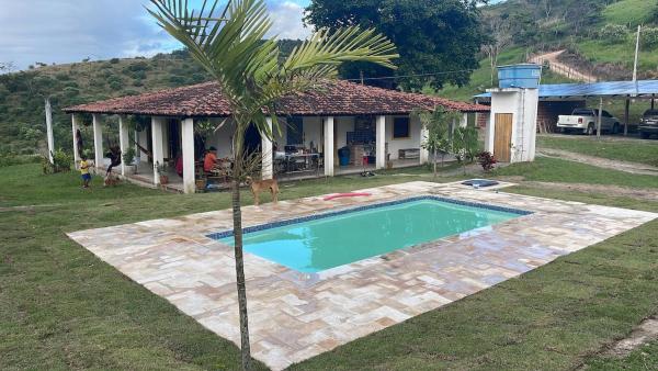 En la foto se muestra el objeto Sitio BOEIROS - Casa de campo em uma pequena fazenda de limões ubicado en la ciudad de Pombos.
