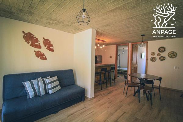 Kuvassa näkyy kohde Cabin-style apartment - Anpage, joka sijaitsee kaupungissa Puente de las Cuevas.